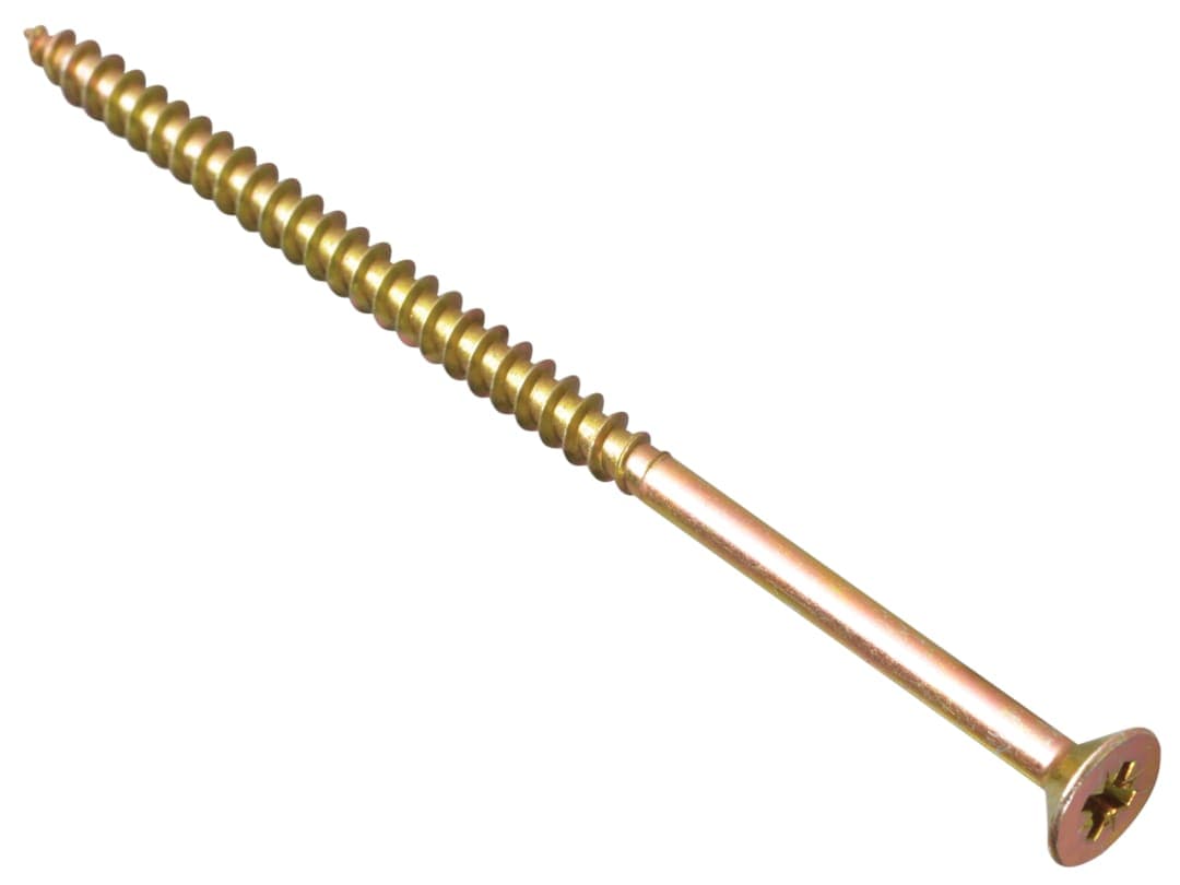 ForgeFix Multi-Purpose Pozi Compatible Screw CSK ST ZYP 6.0 x 100mm Box 100 MPS6100Y
