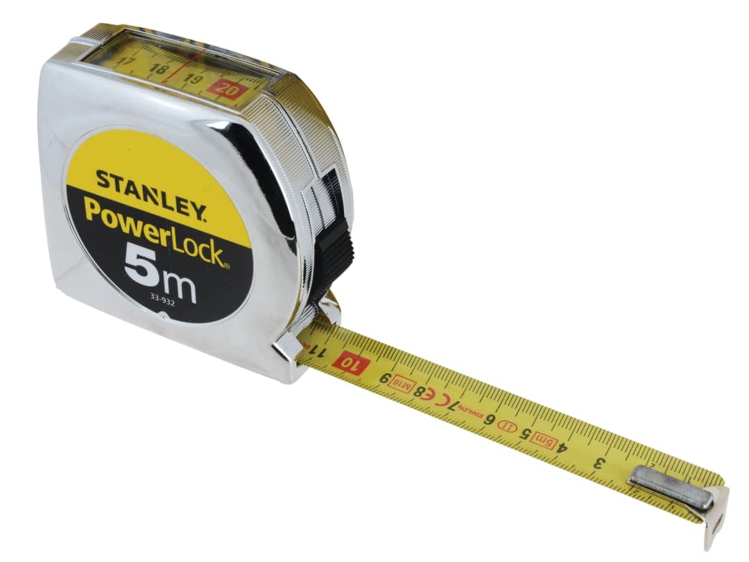 STANLEY® Hand Tools PowerLock® Top Reader Tape 5m (Width 19mm) 0-33-932