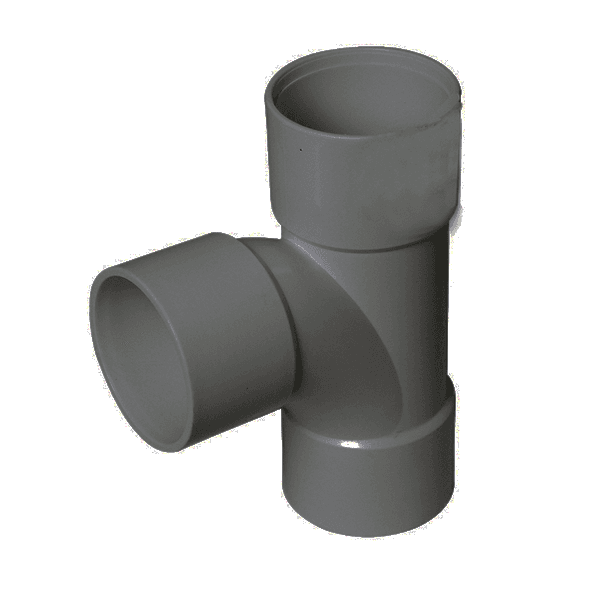 FloPlast Solvent Weld Waste Tee - 32mm Grey