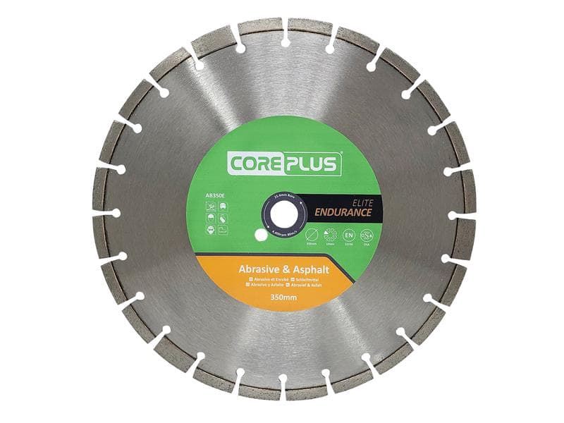 Coreplus CORDBAB350E Ab350E Elite Abrasive & Asphalt Diamond Blade 350Mm