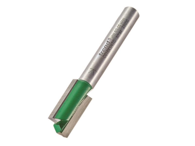 Trend C016X1/4TC C016 X 1/4 Tct Two Flute Cutter 10.0 X 19.1Mm