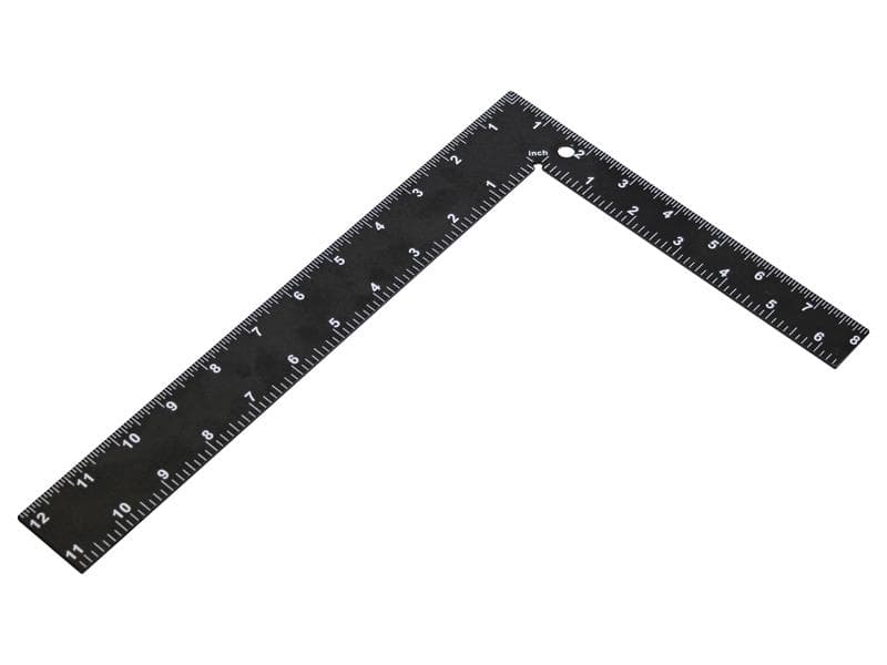Faithfull Black Steel Roofing Square 200 X 300Mm (8 X 12In)