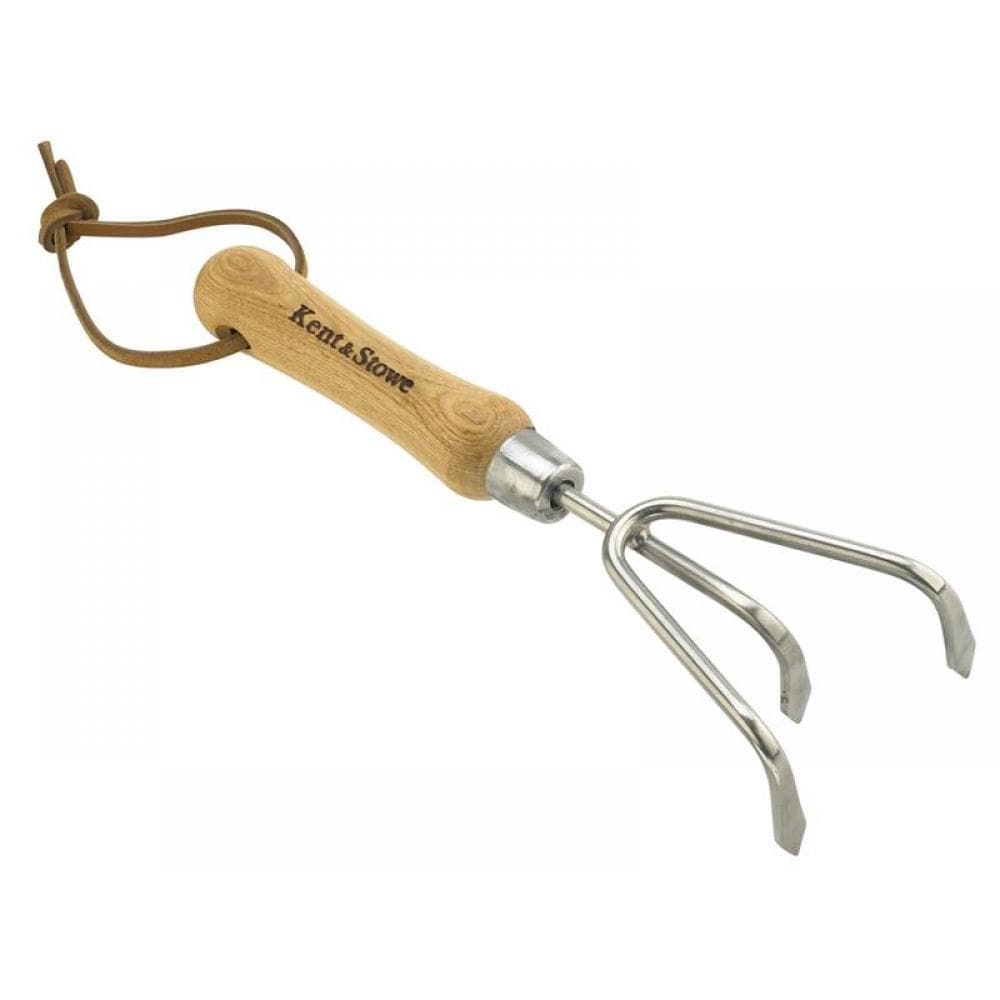 Kent & Stowe 70100087 Stainless Steel Hand 3-Prong Cultivator Fsc®