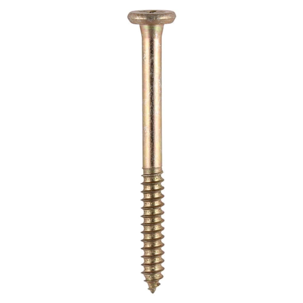Timco 194Y Element Screws - Shallow Pan Countersunk - Ph - Self-Tapping Thread - Ab Point - Yellow 4.8 X 95 Box 200