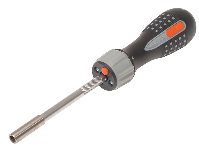 Bahco 808050L 808050L Led Ratchet Screwdriver & 6 Bits