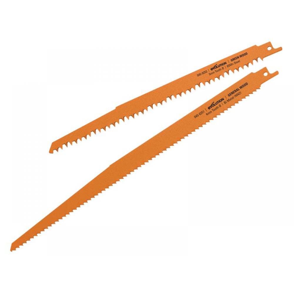Evolution 045-0254 Rage8® Wood Cutting Blade Pack