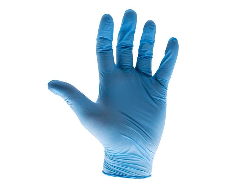 Scan Blue Nitrile Disposable Gloves Xl (Box Of 100) KS-ST RT021