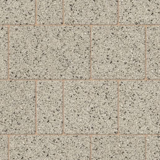Marshalls Modal X Textured Concrete Block Paving Silver Grey Granite 300 x 150mm