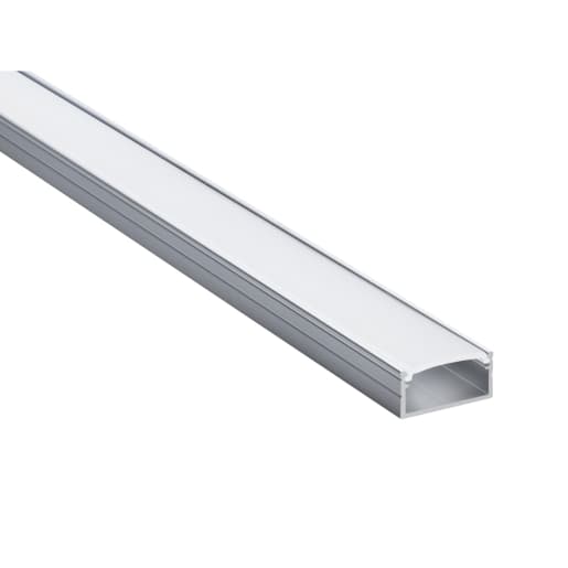 Sensio SE981120 Fino Surface Mounted Profile Aluminium with Mounting Brackets & End Caps, 100cm