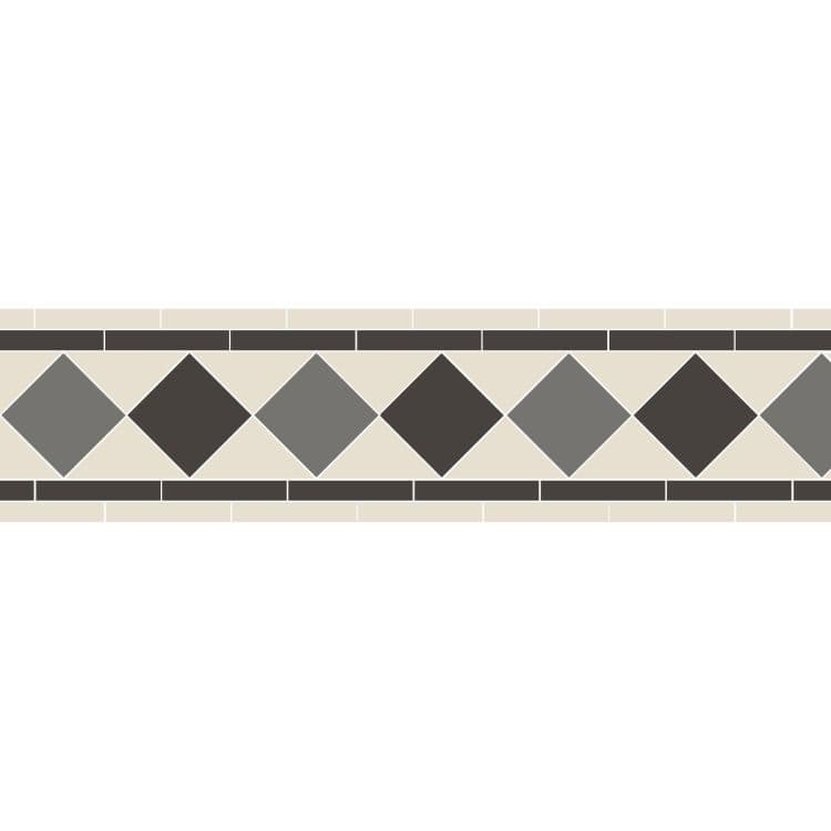 Original Style Victorian Melville Black and Revival Grey Border
