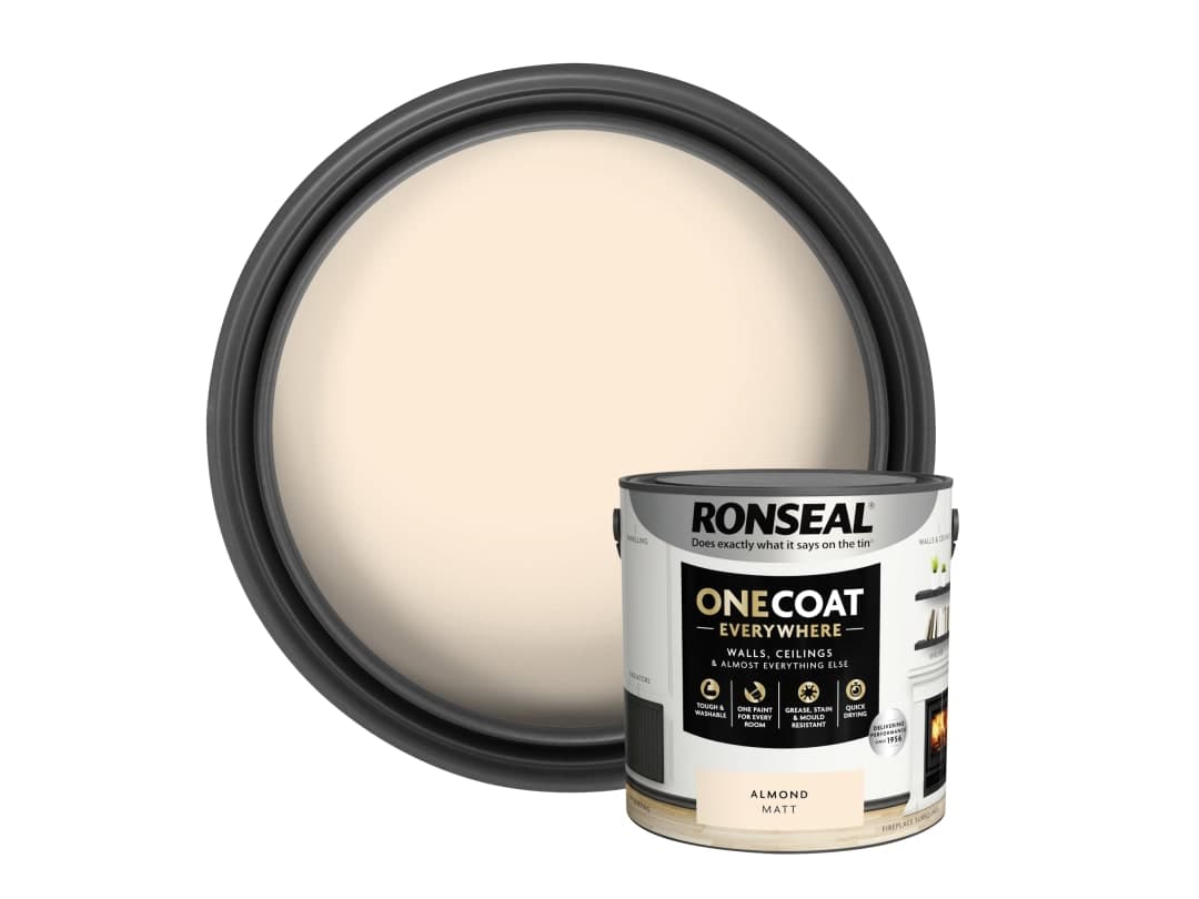 Ronseal One Coat Everywhere Almond 2.5L 21304 KCB.7015103.21304.76