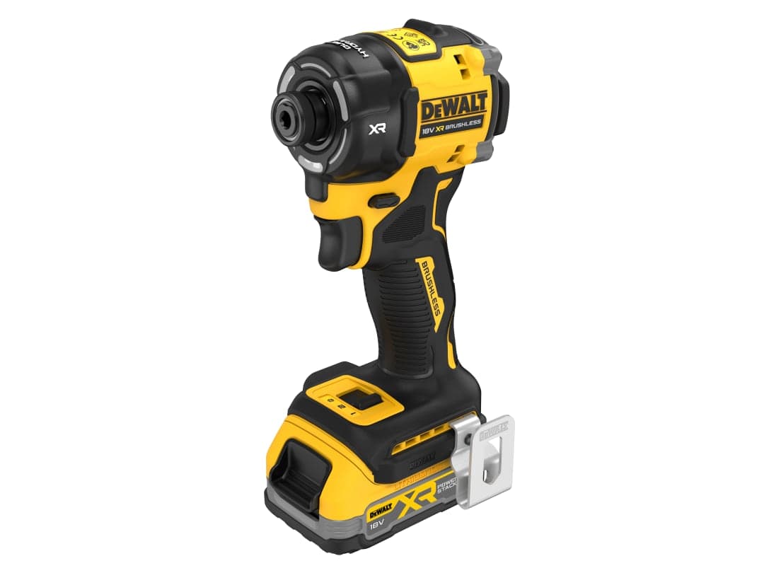 DEWALT Power Tools DCF870E2T Hyrdralic Impact Driver 18V 2 x 1.7Ah POWERSTACK™ Li-ion DCF870E2T-GB