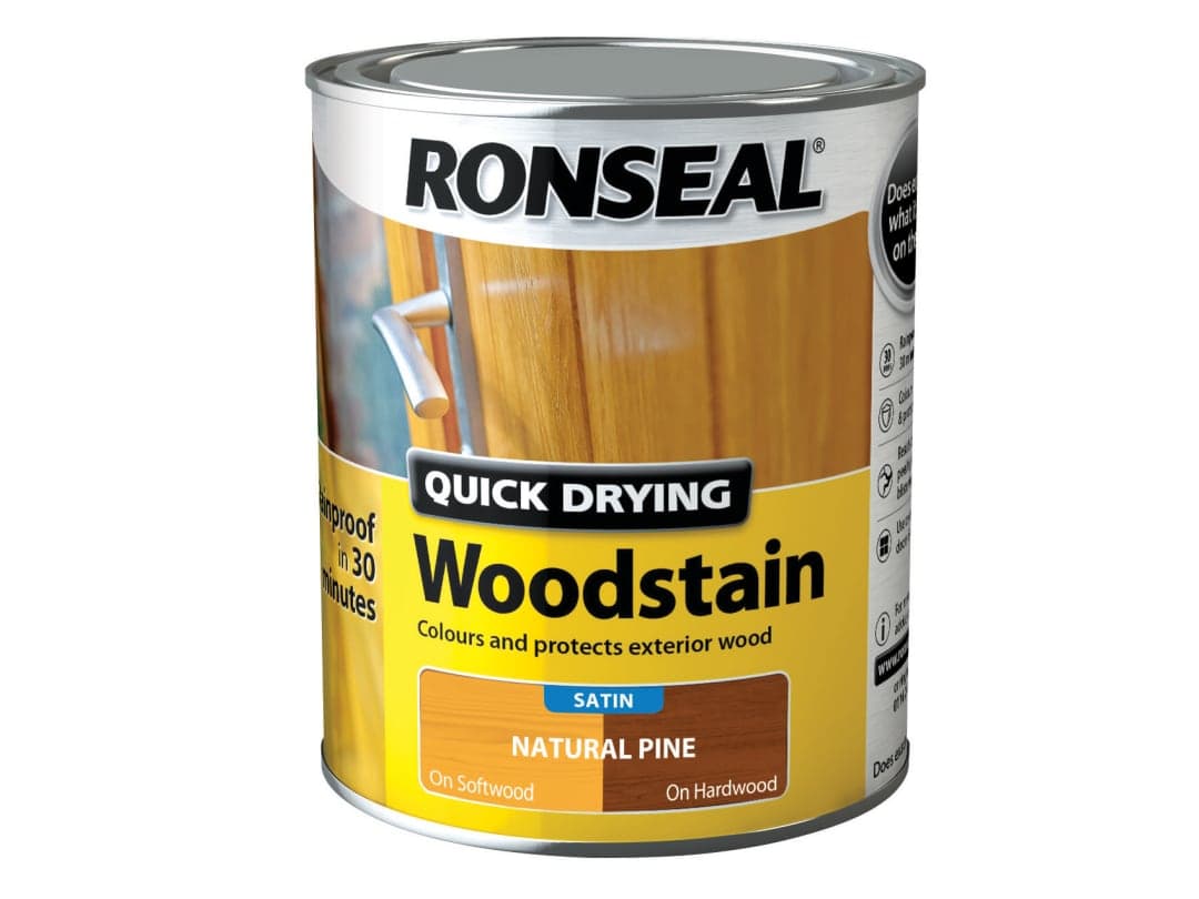 Ronseal Woodstain Quick Dry Satin Pine 750ml 34572