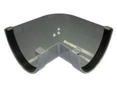 FloPlast Deepflow/ Hi-Cap Gutter Angle - 90 Degree x 115mm x 75mm Grey