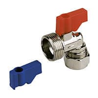 Washing Machine Valve Angled - 15mm