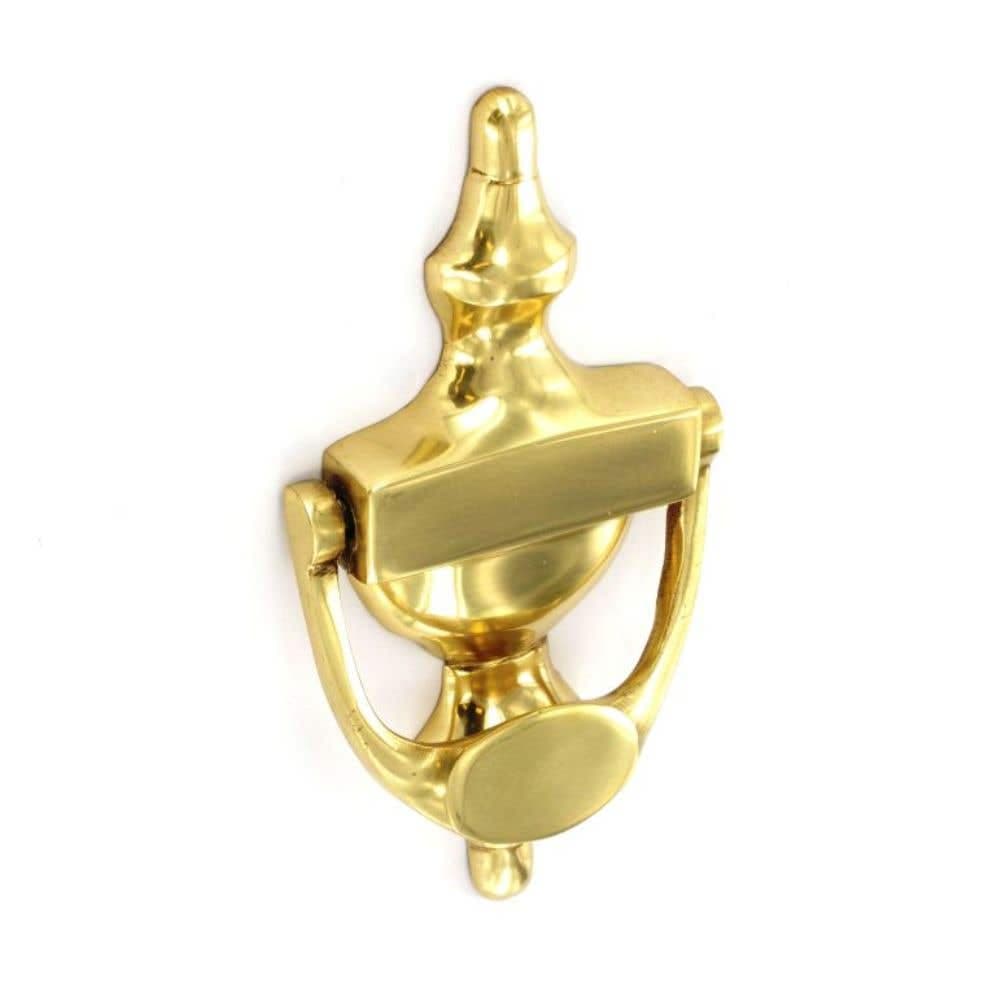 Victorian Urn Door Knocker - Polished Brass - 6.5" / 150mm - Hardware Solutions