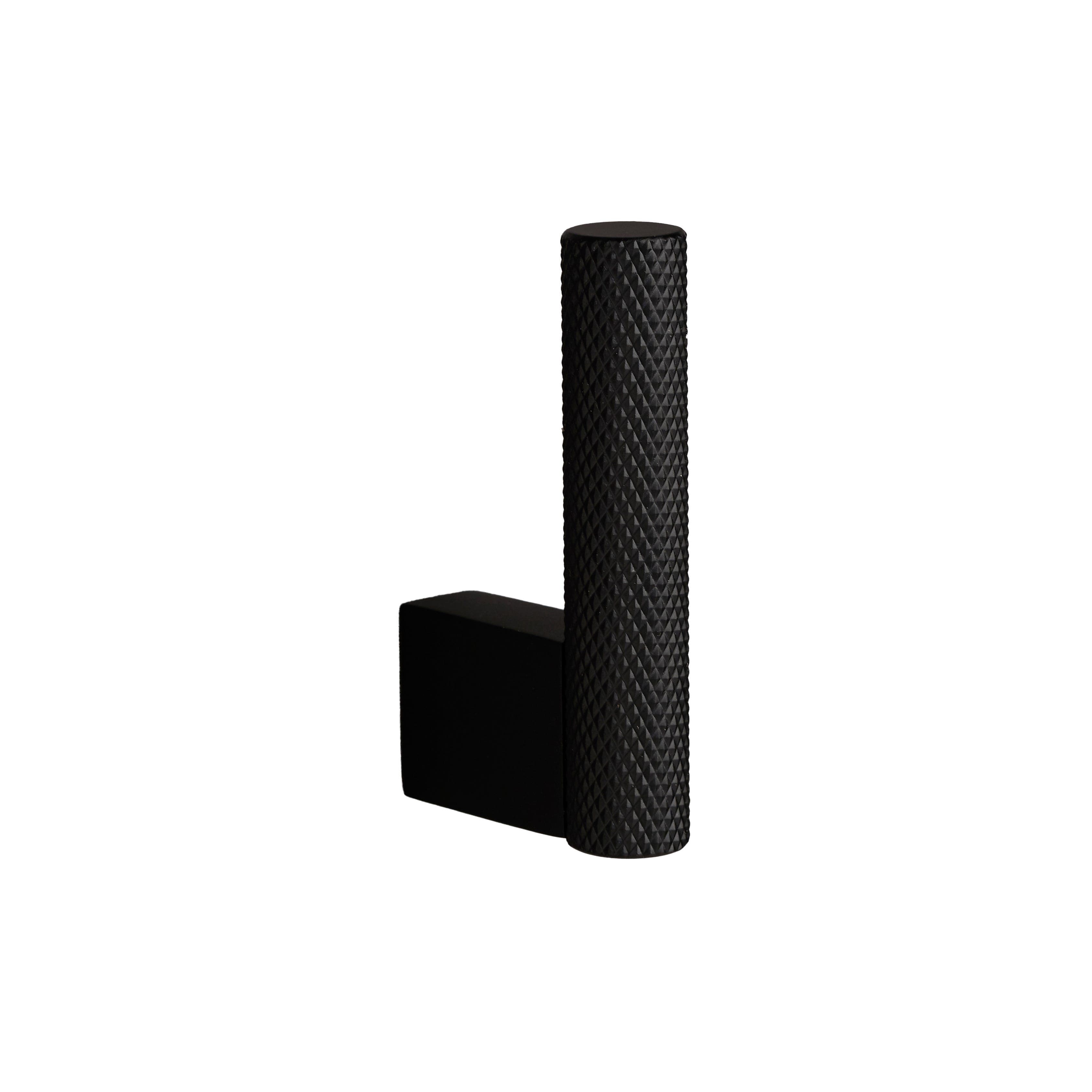 Kensington Knurled Hook 60mm Matte Black