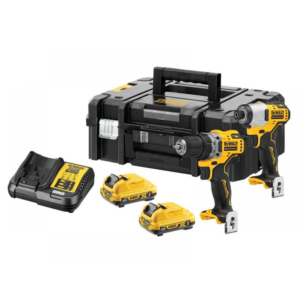 Dewalt DCK2110L2T-GB Dck2110L2 Xr Brushless Sub-Compact Twin Pack 12V 2 X 3.0Ah Li-Ion