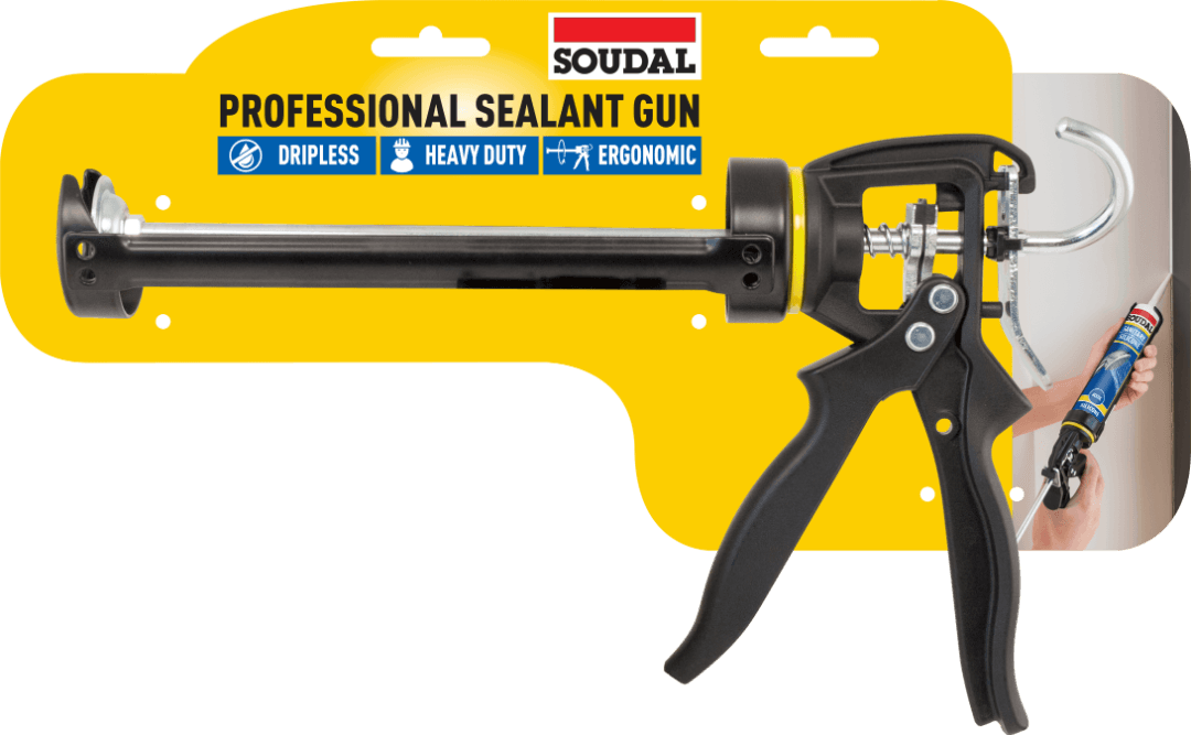 Soudal Professional Sealant Gun Black 310Ml 119357