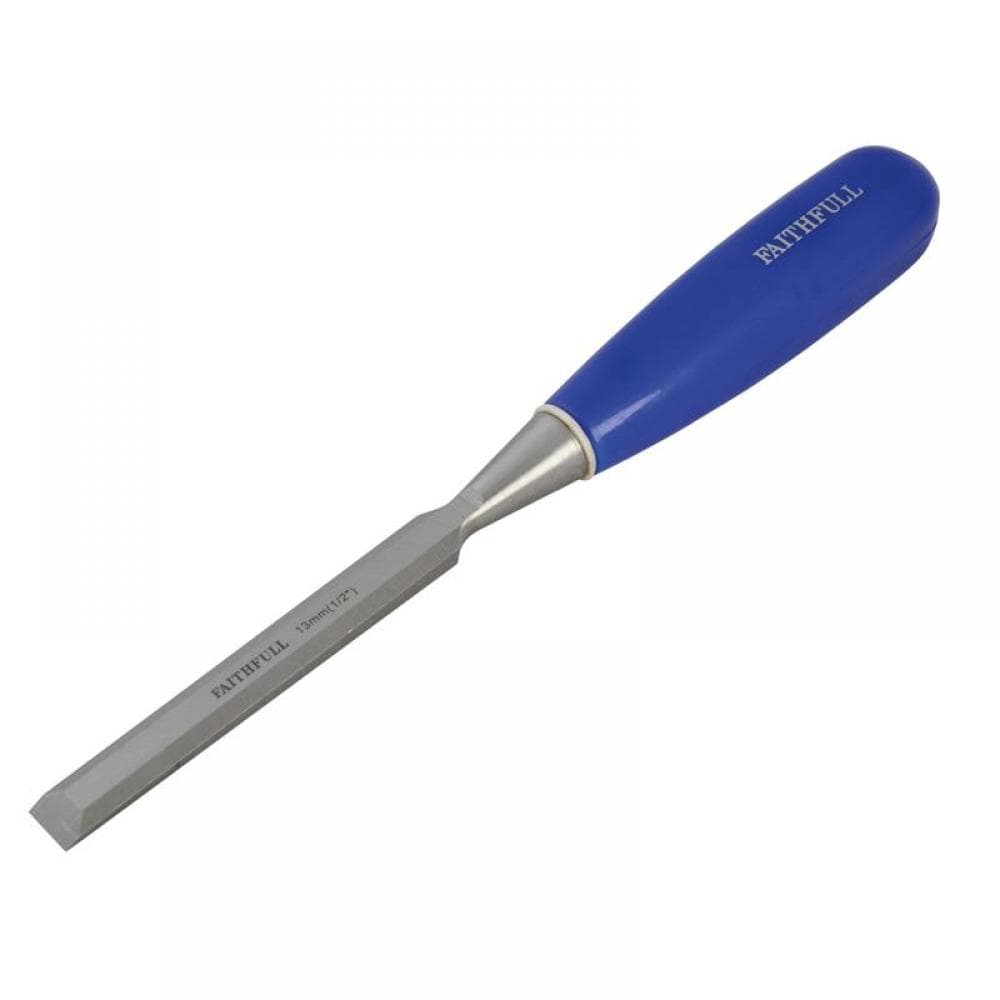Faithfull Bevel Edge Chisel Blue Grip 10Mm (3/8In)