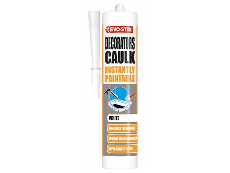Evo-Stik 30610007 Decorators Caulk Instantly Paintable White 310Ml