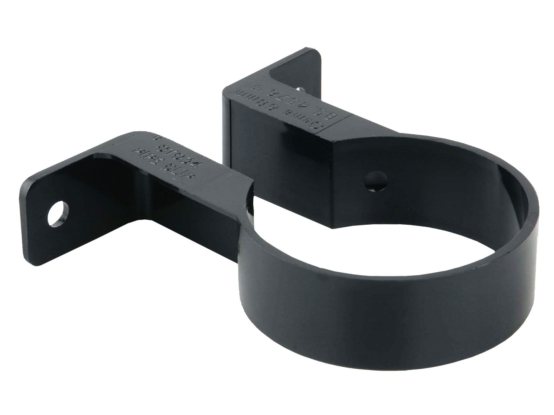 Wavin Osma RoundLine pipe bracket 68mm black 0T034B