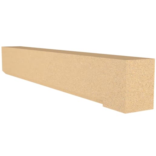 Forticrete Brown Aggregate Head Chamfered DH3 Bath 1975 Rh Piece, Size: 985x100x140mm