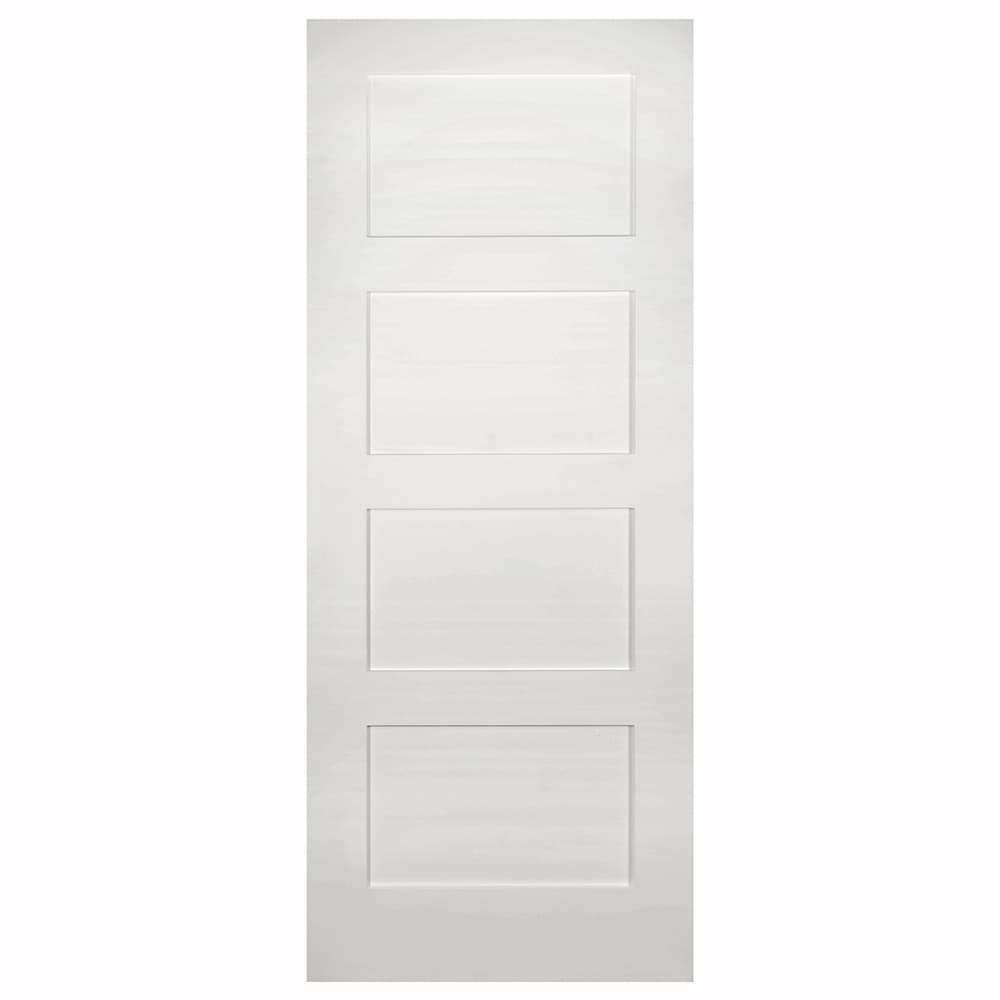 Deanta White Primed Traditional MDF Solid Core Coventry Door, 1981x762x35mm