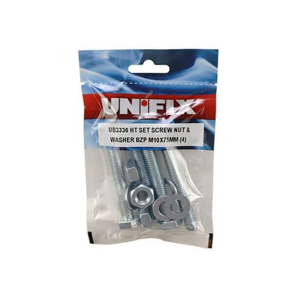 Grade 8.8 Hex Sets DIN933/Form A Washers DIN125A/Class 8 Full Nuts DIN934 BZP