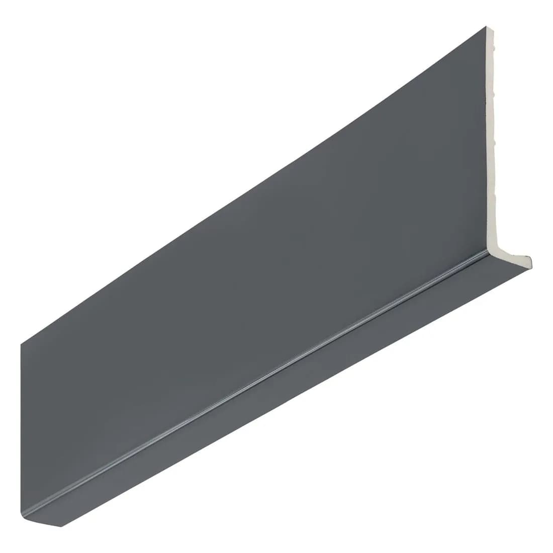 Pvcu Fascia 175 X 10Mm X 5M Single Leg Universal Anthracite Grey