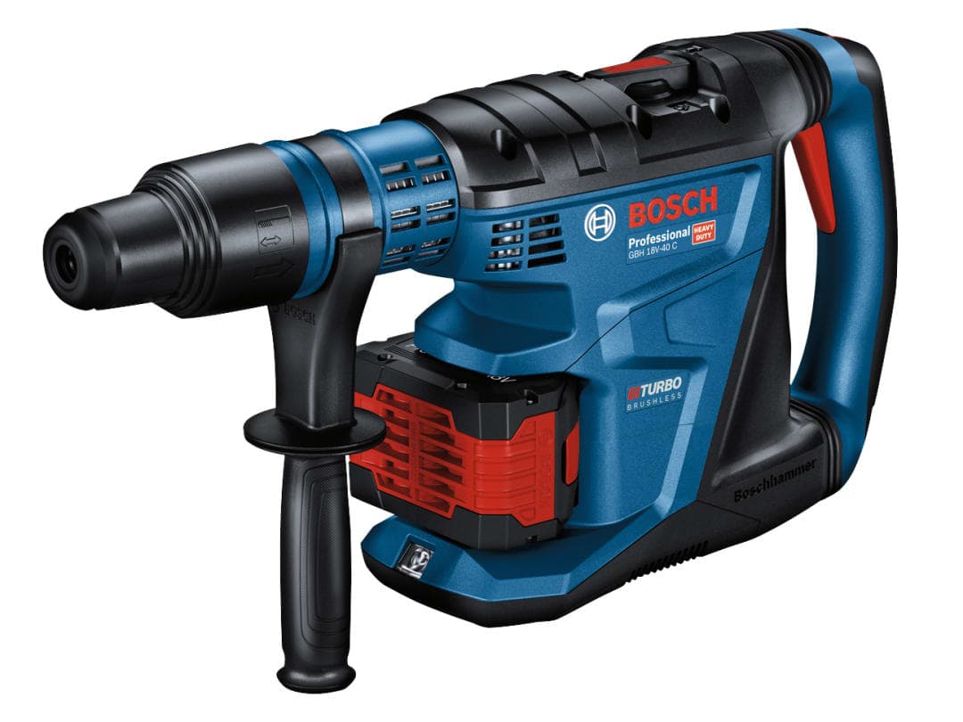 Bosch GBH 18V-40 C Pro BITURBO SDS-Max Rotary Hammer 18V 2 x 8.0Ah ProCORE18V Li-ion 0611917172