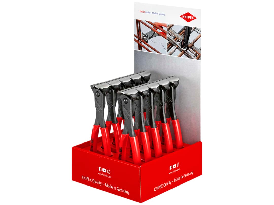 Knipex End Cutter (Counter Display of 10 x KPX6801200) 00 18 01 V10
