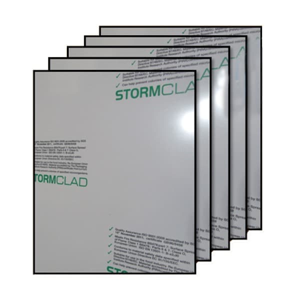 Rigid/ Solid PVC Hygiene Cladding Sheet - 1220mm x 2440mm x 2.5mm White - Pack of 5