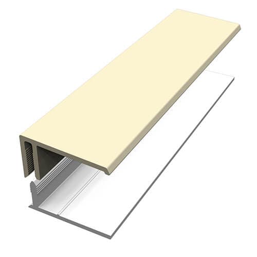 Weatherboard Cladding Two Part Edge Trim - 3mtr Pale Gold