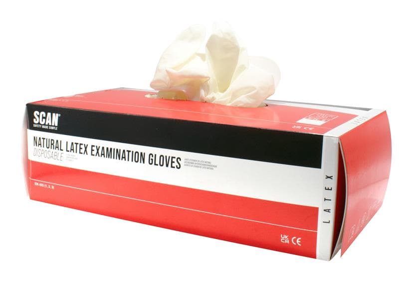 Scan KG-2101 Latex Gloves - Xl (Box 100)
