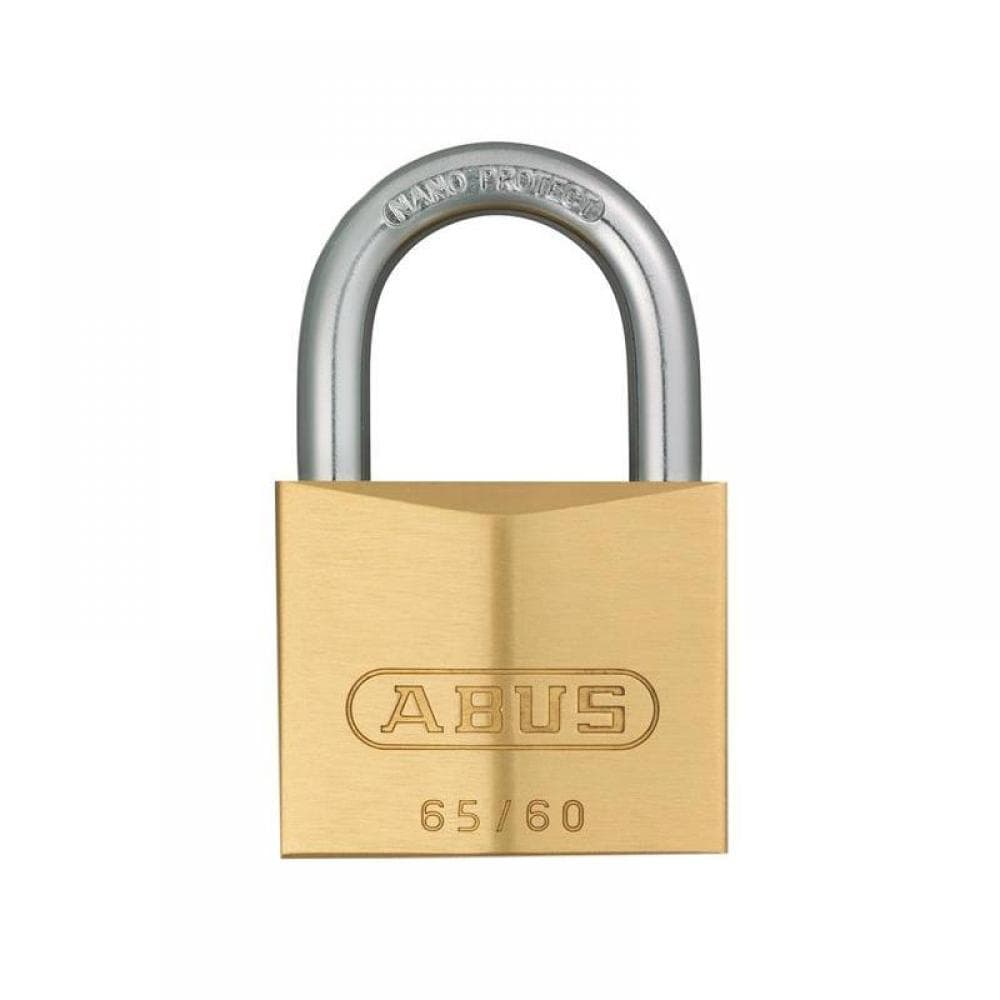 Abus Mechanical 08753 65/60Mm Brass Padlock Keyed Alike 601