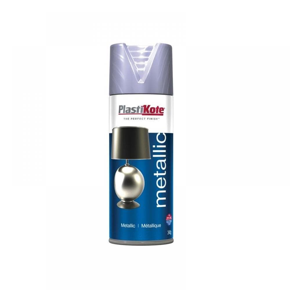 Plastikote 440621 Metallic Spray Silver 400Ml