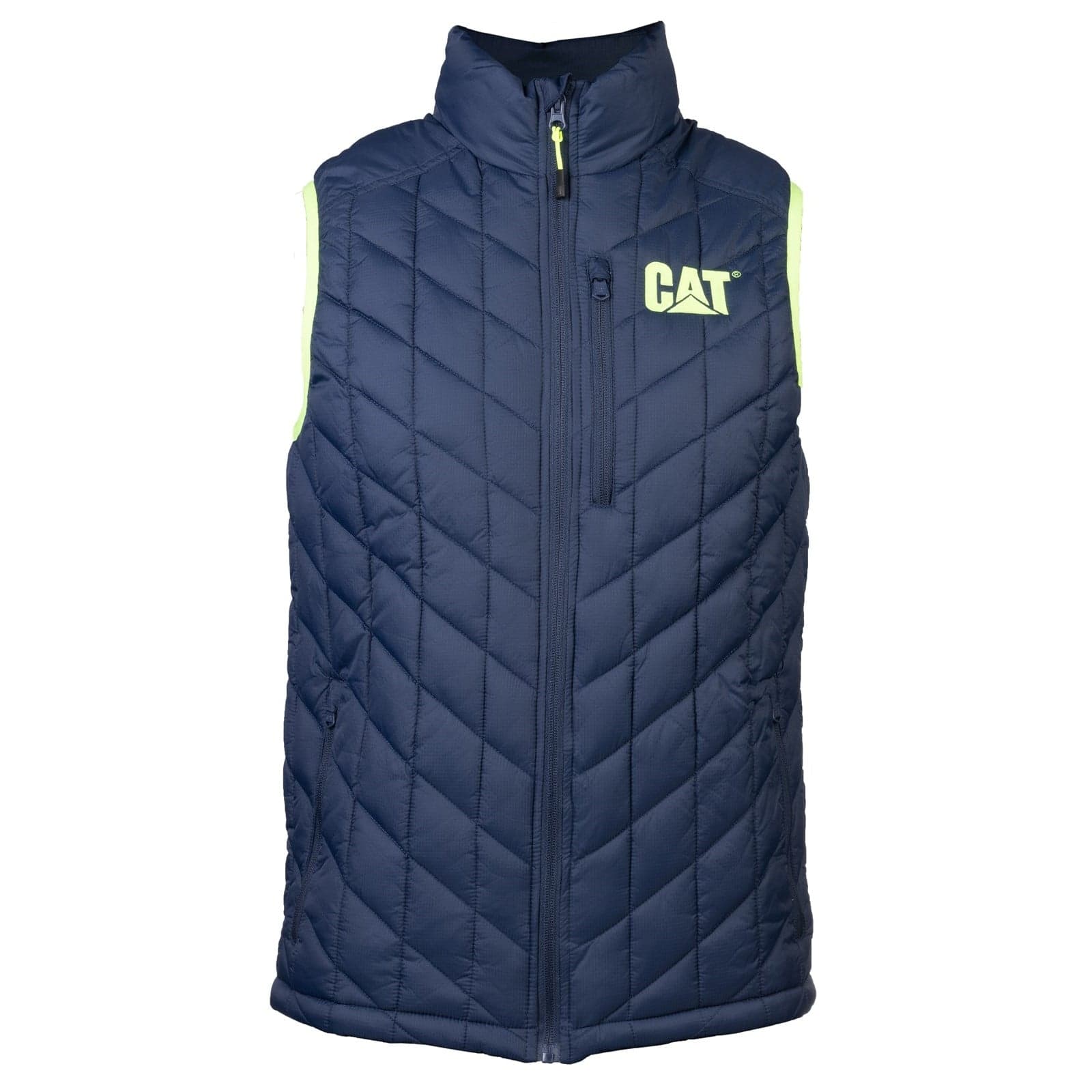Caterpillar Insulated Vest Size XL Blue 33824-57797-06