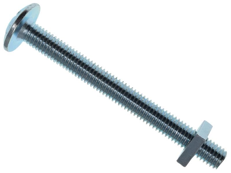 Metalmate® MEMRBN08100 Roofing Bolt & Nut Zp M8 X 100Mm (Box 25)