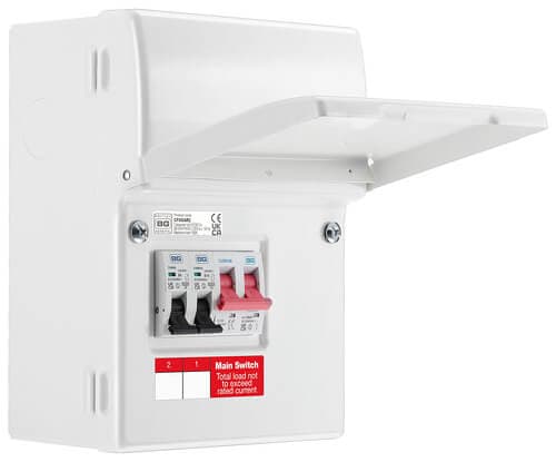 6 Way With 100A Switch 2 X 63A 30Ma Rcd CFUD6606A-01