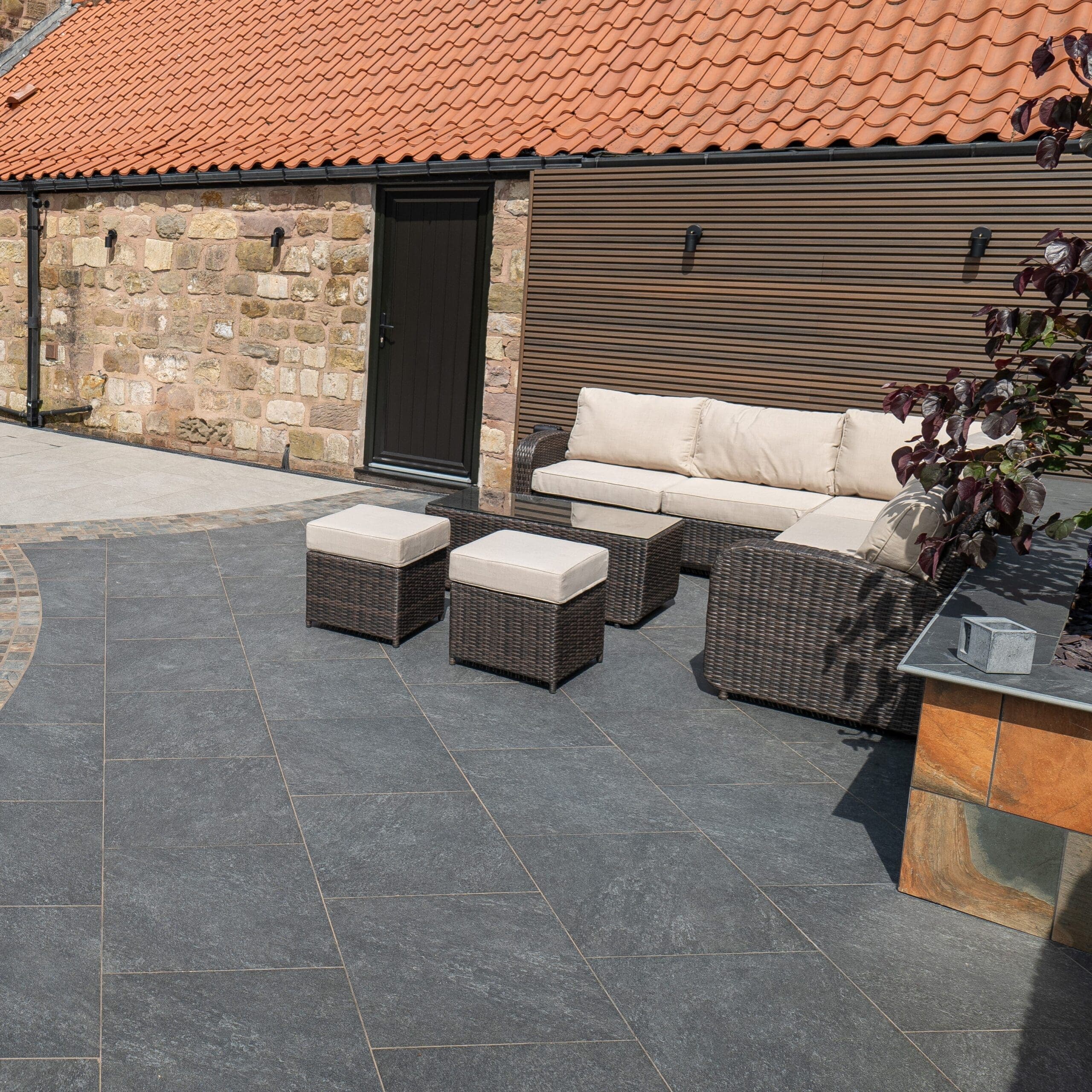 Talasey Lustre Porcelain Vitripiazza Cava Quartz Paving Slabs, 600x900x20mm
