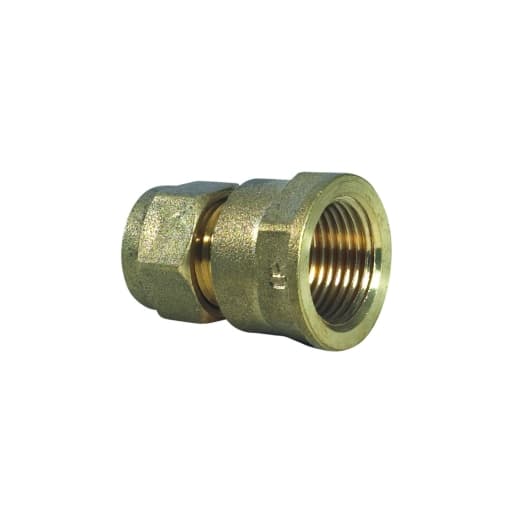 Coupling Compression Fl 15mm x 1/2in
