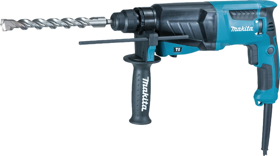 Makita 240V Corded SDS-Plus 3 Mode Rotary Hammer Drill One Touch Chuck HR2630/2