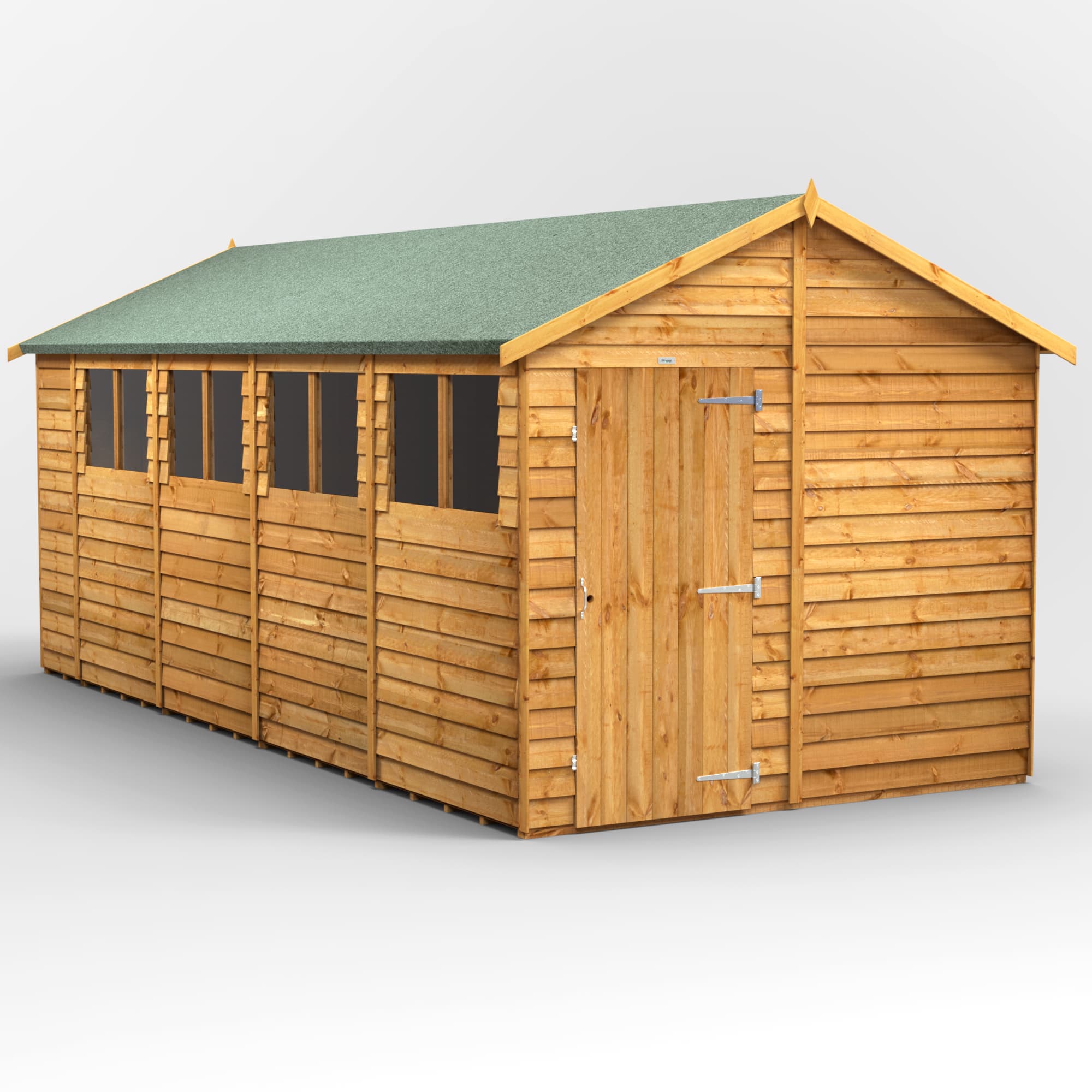 18 x 8 Power Overlap Apex Shed