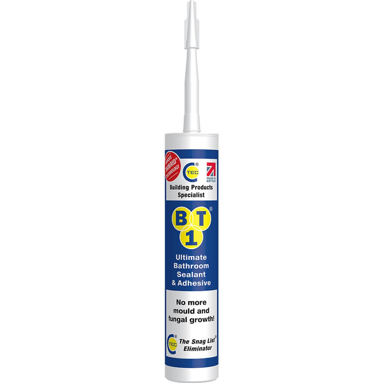 C-TEC BT1 Sealant & Adhesive Pale Grey 290ml