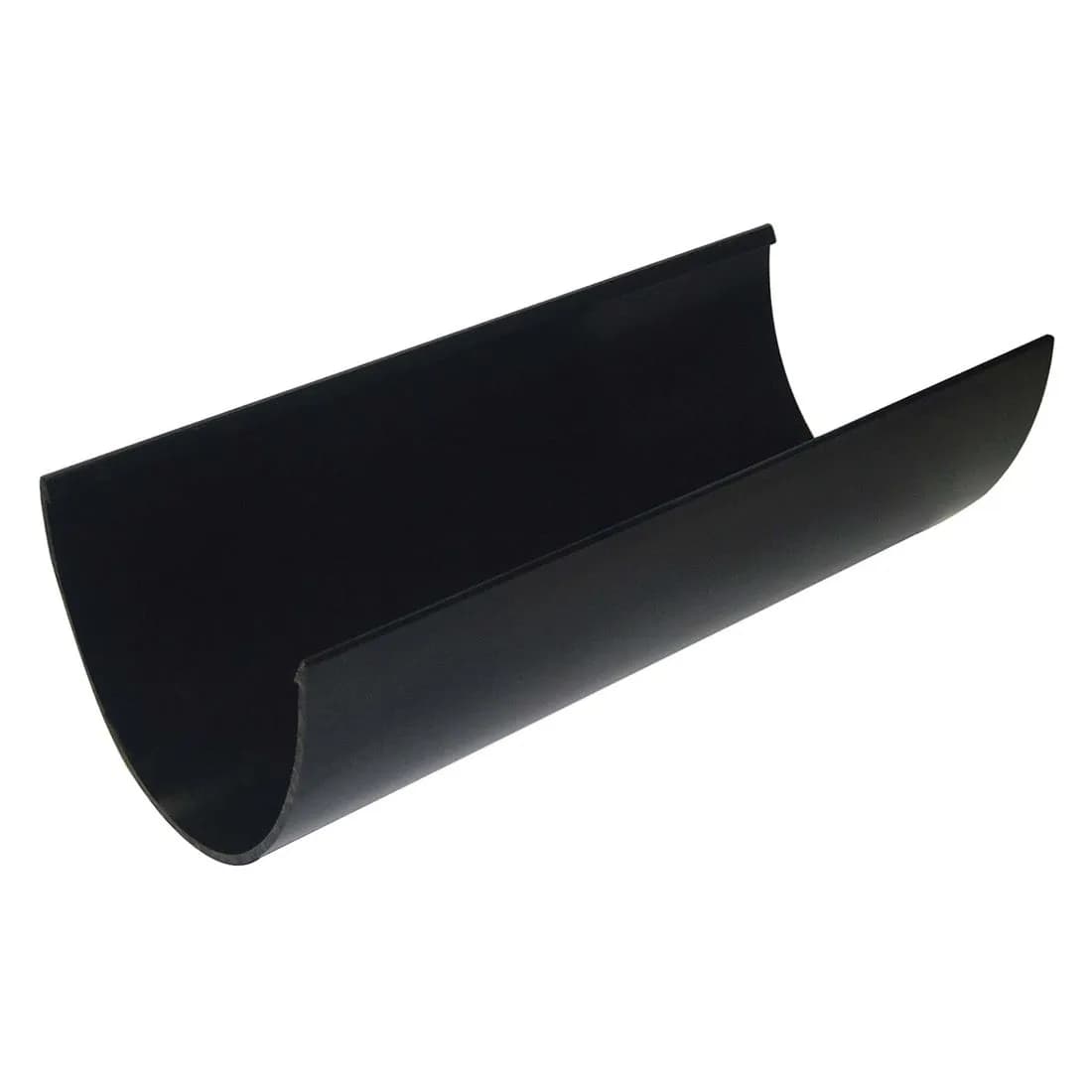 Hi-Cap Half Round Gutter 4M 115Mm Black Rainwater Rgh4B