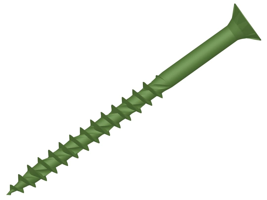 ForgeFix ForgeFast TORX® Compatible Decking Screws CSK Green 4.5x50 T25 Tub 600 FFDS4550GT