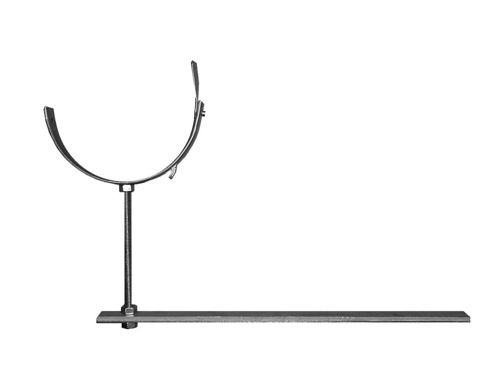 Zinc Large Half Round Gutter Rise & Fall Bracket - 165mm