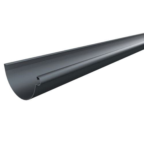 Steel Gutter - 120mm x 3mtr Graphite Grey