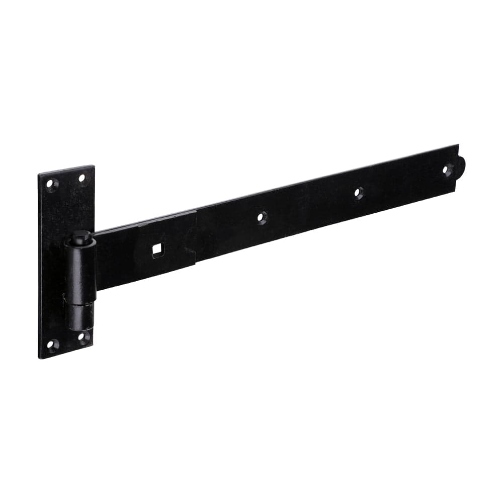 Straight Hook & Band Hinges on Plates - Black